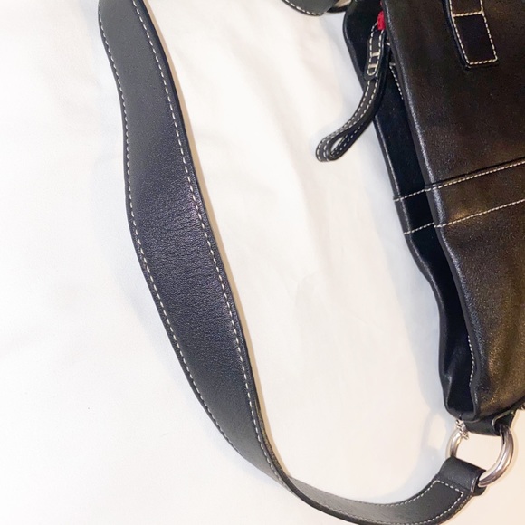 Coach Hobo Black Leather Purse - Picture 3 of 7